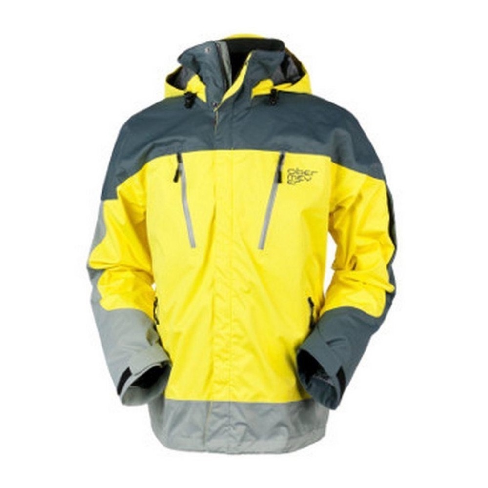 Men's Obermeyer Ski Jacket - Yellow & Gray Size Medium